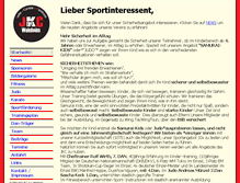 Tablet Screenshot of jkc-weinheim.de